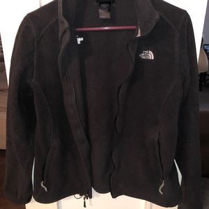 Black North Face fleece jacket